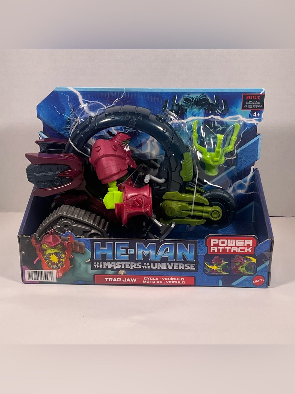 Masters of the Universe Trap Jaw Power Attack Vehicle – He-Man